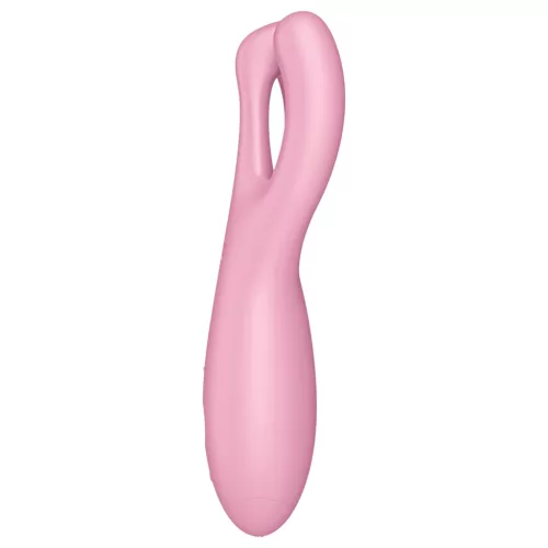 Satisfyer Threesome 4 - okos csikló vibrátor (pink)