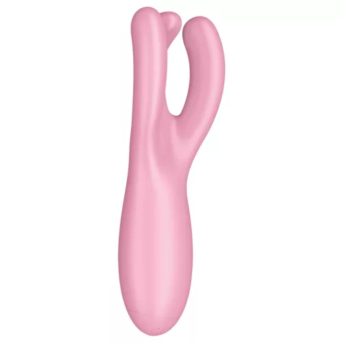 Satisfyer Threesome 4 - okos csikló vibrátor (pink)