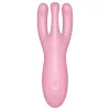 Satisfyer Threesome 4 - okos csikló vibrátor (pink)