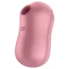 Satisfyer Cotton Candy - léghullámos csikló vibrátor (korall)