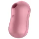 Satisfyer Cotton Candy - léghullámos csikló vibrátor (korall)
