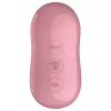 Satisfyer Cotton Candy - léghullámos csikló vibrátor (korall)