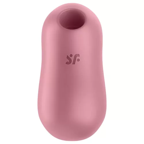 Satisfyer Cotton Candy - léghullámos csikló vibrátor (korall)