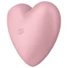 Satisfyer Cutie Heart - akkus léghullámos csikló vibrátor (pink)