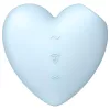 Satisfyer Cutie Heart - akkus léghullámos csikló vibrátor (kék)