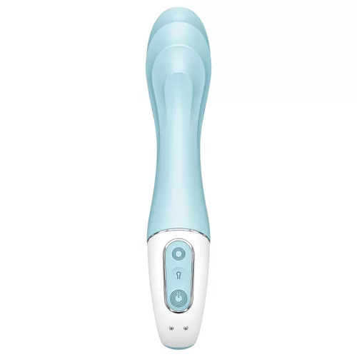 Satisfyer Air Pump Vibrator 5 - okos pumpálható vibrátor (kék)