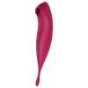 Satisfyer Twirling Pro - okos 2in1 csikló vibrátor (piros)