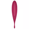 Satisfyer Twirling Pro - okos 2in1 csikló vibrátor (piros)