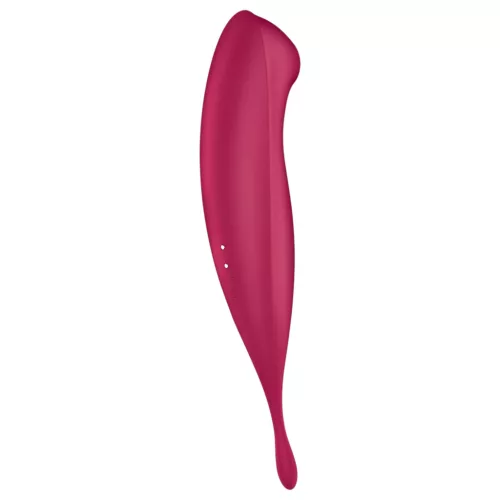 Satisfyer Twirling Pro - okos 2in1 csikló vibrátor (piros)