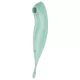Satisfyer Twirling Pro - okos 2in1 csikló vibrátor (menta)