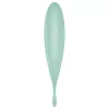 Satisfyer Twirling Pro - okos 2in1 csikló vibrátor (menta)