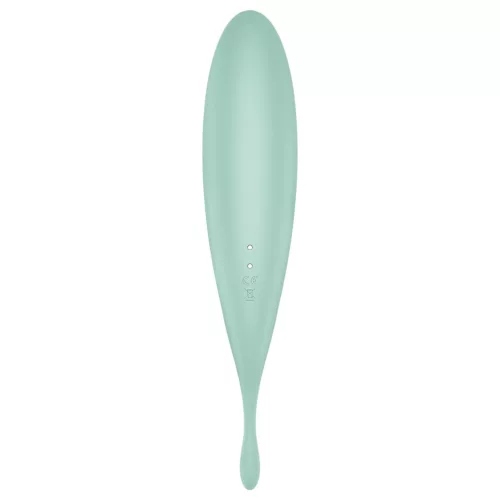 Satisfyer Twirling Pro - okos 2in1 csikló vibrátor (menta)