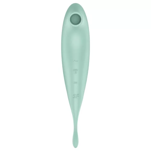 Satisfyer Twirling Pro - okos 2in1 csikló vibrátor (menta)