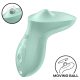 Satisfyer Exciterrr - forgó gyöngyös csikló vibrátor (zöld)
