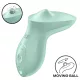 Satisfyer Exciterrr - forgó gyöngyös csikló vibrátor (zöld)
