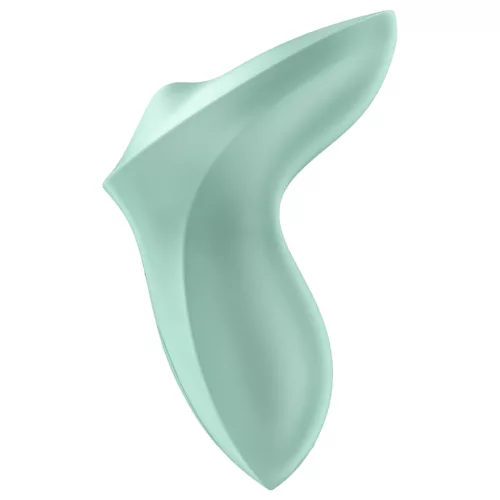 Satisfyer Exciterrr - forgó gyöngyös csikló vibrátor (zöld)