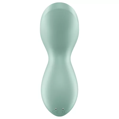 Satisfyer Exciterrr - forgó gyöngyös csikló vibrátor (zöld)