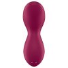 Satisfyer Exciterrr - forgó gyöngyös csikló vibrátor (piros)