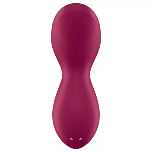 Satisfyer Exciterrr - forgó gyöngyös csikló vibrátor (piros)
