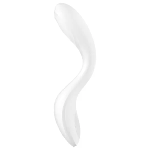 Satisfyer Rrrolling - mozgó golyós G-pont vibrátor (fehér)