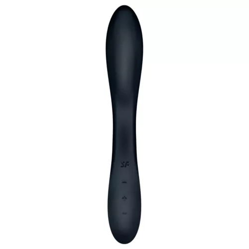 Satisfyer Rrrolling - mozgó golyós G-pont vibrátor (fekete)