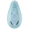 Satisfyer Dipping Delight - akkus csikló vibrátor (kék)