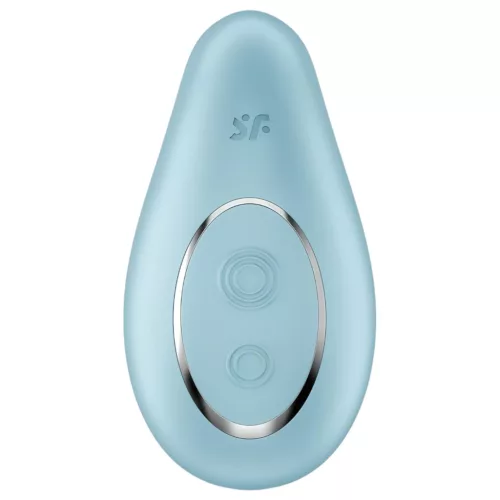 Satisfyer Dipping Delight - akkus csikló vibrátor (kék)