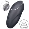 Satisfyer Tap & Climax 1 - 2in1 csikló vibrátor (fekete)