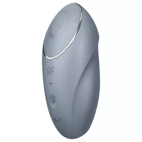 Satisfyer Tap & Climax 1 - 2in1 csikló vibrátor (szürke)