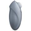 Satisfyer Tap & Climax 1 - 2in1 csikló vibrátor (szürke)