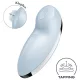 Satisfyer Tap & Climax 2 - 2in1 csiklóizgató és vibrátor (kék)