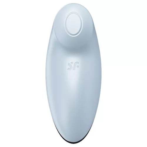 Satisfyer Tap & Climax 2 - 2in1 csiklóizgató és vibrátor (kék)