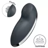 Satisfyer Tap & Climax 2 - 2in1 csikló vibrátor (szürke)