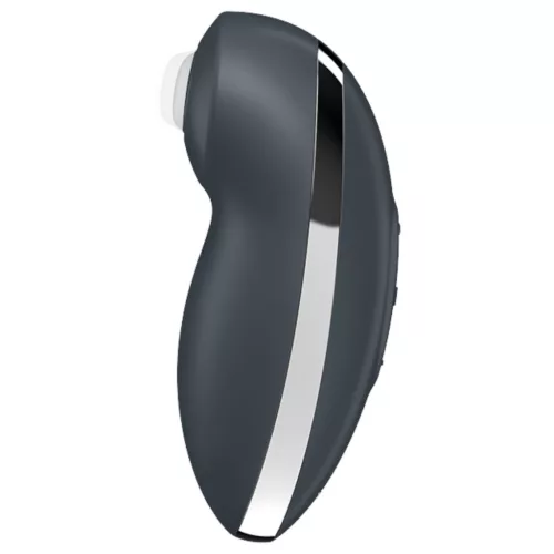 Satisfyer Tap & Climax 2 - 2in1 csikló vibrátor (szürke)