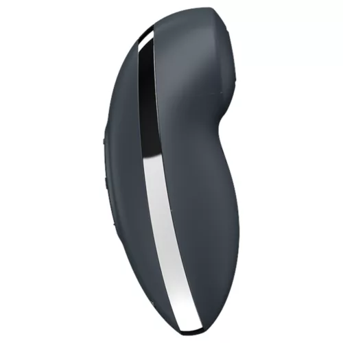 Satisfyer Tap & Climax 2 - 2in1 csikló vibrátor (szürke)