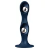 Satisfyer Double Ball-R - súlyozott dildó (kék)