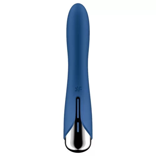 Satisfyer Spinning Vibe 1 - forgó fejes G-pont vibrátor (kék)