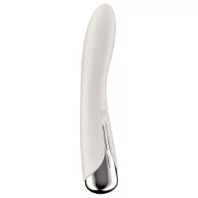   Satisfyer Spinning Vibe 1 - forgó fejes G-pont vibrátor (bézs)