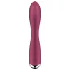 Satisfyer Spinning Rabbit 1 - forgó csiklókaros vibrátor (piros)
