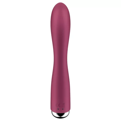 Satisfyer Spinning Rabbit 1 - forgó csiklókaros vibrátor (piros)