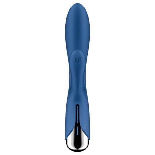 Satisfyer Spinning Rabbit 1 - forgó csiklókaros vibrátor (kék)
