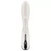 Satisfyer Spinning Rabbit 1 - forgó csiklókaros vibrátor (bézs)
