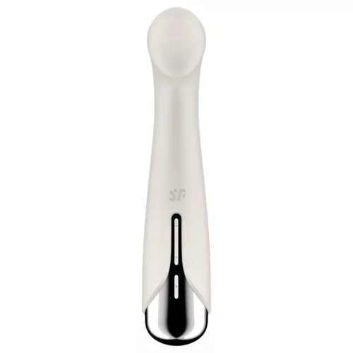 Satisfyer Spinning G-Spot 1 - forgó fejes G-pont vibrátor (bézs)