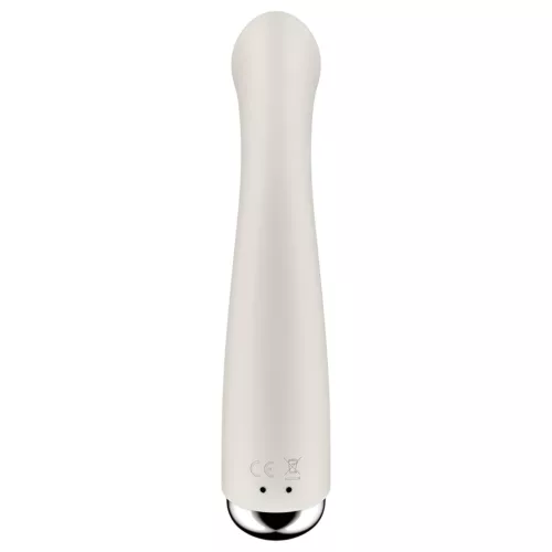 Satisfyer Spinning G-Spot 1 - forgó fejes G-pont vibrátor (bézs)