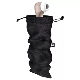   Satisfyer Treasure Bag L - diszkrét tároló táska - közepes (fekete)