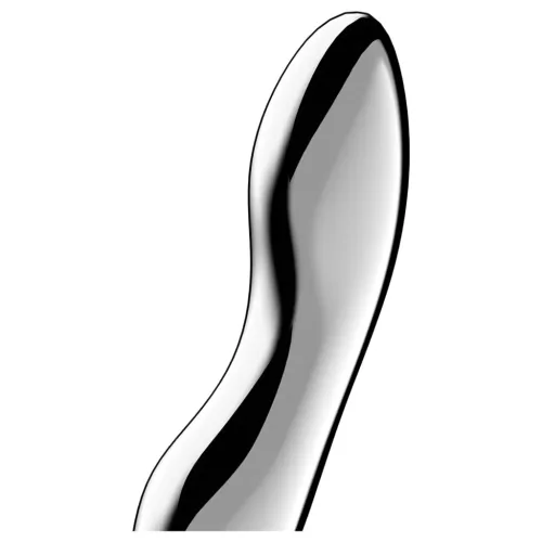 Satisfyer Cosmic Crest 2 - hullámos acéldildó (ezüst)