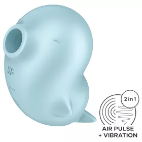   Satisfyer Sassy Seal - léghullámos csiklóizgató (türkiz)