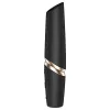 Satisfyer Perfect Kiss - rúzs vibrátor (fekete)