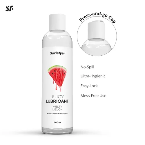 Satisfyer - ízesített síkosító - dinnye (300ml)