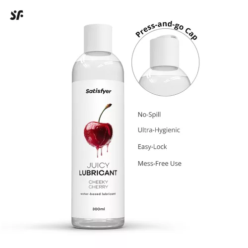 Satisfyer - ízesített síkosító - cseresznye (300ml)